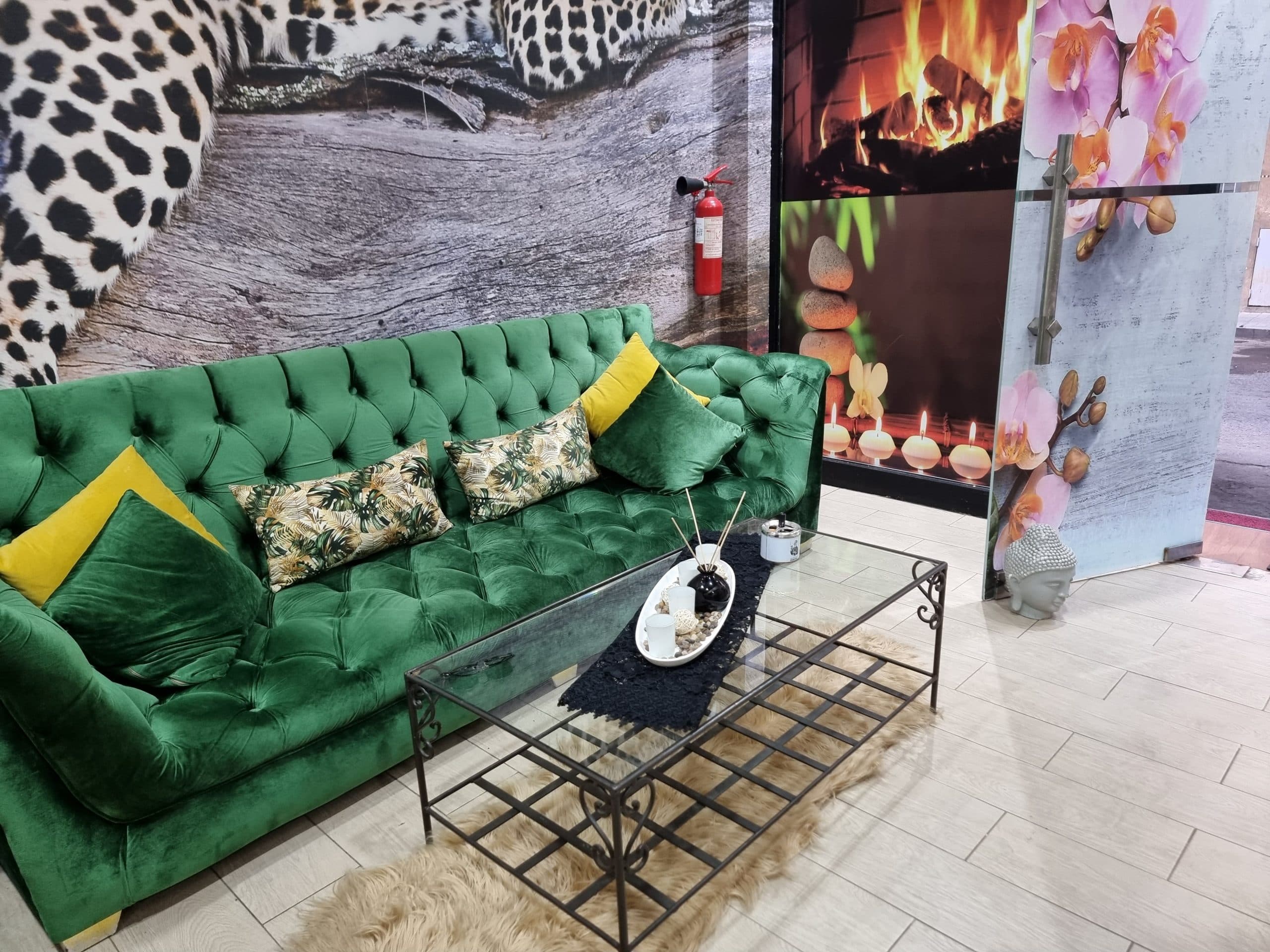 Salon de détente du spa à Maarif, Casablanca